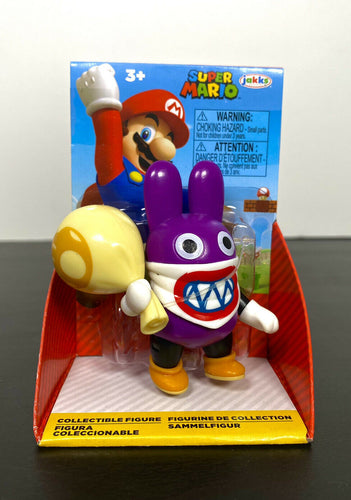 2022 JAKKS Pacific World of Nintendo 2.5” Figure: NABBIT (Mario U & Luigi U)