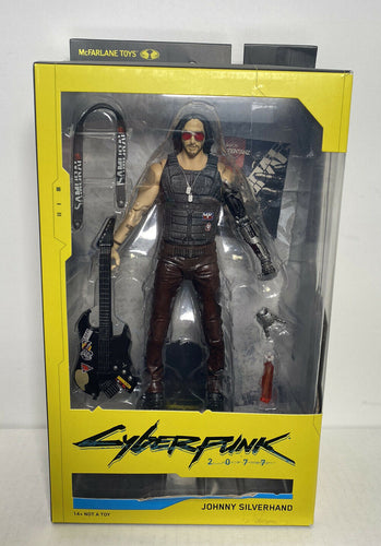 2020 McFarlane Toys Cyberpunk 2077 Collectible: JOHNNY SILVERHAND (Keanu Reeves)