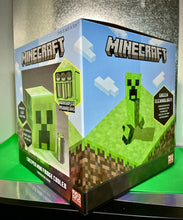 Load image into Gallery viewer, Minecraft Green Creeper Mini Fridge w/Ambient LED Lighting (6.7L, Up To 9 Cans)