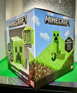 Minecraft Green Creeper Mini Fridge w/Ambient LED Lighting (6.7L, Up To 9 Cans)