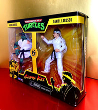 Load image into Gallery viewer, 2021 Playmates - TMNT vs. Cobra Kai 2-Pack: MICHELANGELO vs DANIEL LARUSSO