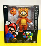 2023 JAKKS The Super Mario Bros. Movie - TANOOKI MARIO Action Figure