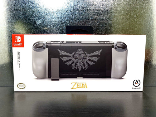 PowerA Console Shield Protective Case for Nintendo Switch - Silver Hyrule Crest