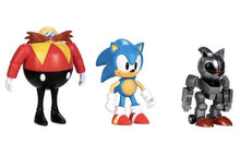 Load image into Gallery viewer, 2022 JAKKS Sonic The Hedgehog - Classic Dr. Eggman, Sonic &amp; Mecha Sonic 3-Pack!