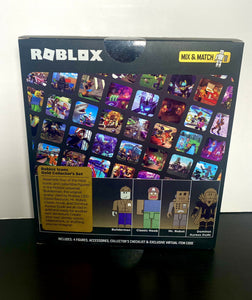 Jazwares Roblox Icons 15th Anniversary Gold Collector’s Set w/ Virtual Item Code