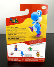 Load image into Gallery viewer, 2021 JAKKS Pacific World of Nintendo Mini 2.5in Figure: LIGHT-BLUE YOSHI