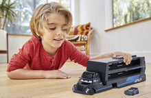 Load image into Gallery viewer, 2019 Disney Pixar Cars - Gale Beaufort Mini Racers Hauler w/ Mini Jackson Storm