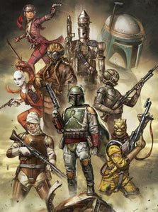 Star Wars Fine Art Collection: Scum And Villainy Bounty Hunters Puzzle (100pcs)