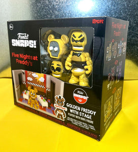 2022 Funko Snaps! - Five Nights at Freddy's - GOLDEN FREDDY WITH STAGE Playset