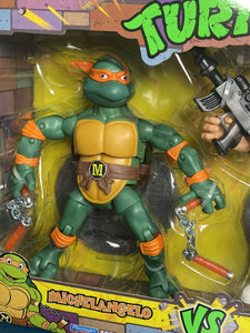 2021 Playmates Toys- Teenage Mutant Ninja Turtles 2 Pack - Michelangelo vs Bebop
