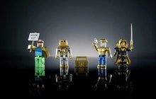 Load image into Gallery viewer, Jazwares Roblox Icons 15th Anniversary Gold Collector’s Set w/ Virtual Item Code