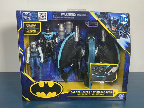 2020 Spin Master - Batman -  Mr. Freeze vs Batman Bat-Tech Flyer Ser