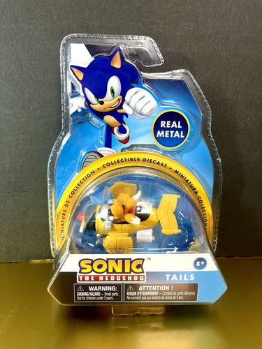 2021 NKOK Sonic The Hedgehog - Tails Diecast Collectible Racing Plane