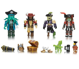 Roblox Pirate Showdown 12 Piece Set Mix and Match Action Figures w/ Virtual Code