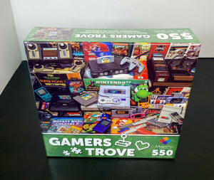 2021 Majestic Puzzles - Gamers Trove 550 Piece Jigsaw Puzzle SEALED