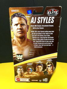 2023 WWE Elite Collection Legends Series 17 Figure: AJ STYLES (WCW, 2001)