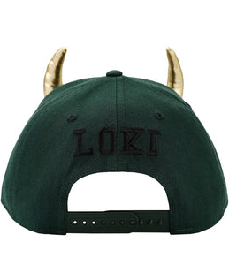 BioWorld Marvel Comics LOKI Helmet Green Baseball Hat OSFM