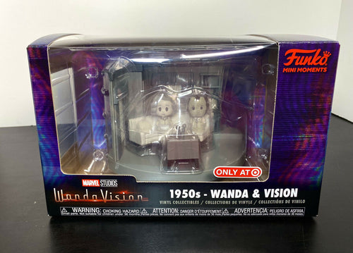 2022 Funko Mini Moments Diorama - Marvel’s WandaVision -  1950's Wanda & Vision