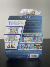 Load image into Gallery viewer, 2022 JAKKS Pacific Sonic The Hedgehog Figure: SILVER (w/ Red Star Ring)