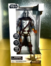 Load image into Gallery viewer, Disney Star Wars Talking 13.5in Figure - THE MANDALORIAN (Blaster Lights Up!)