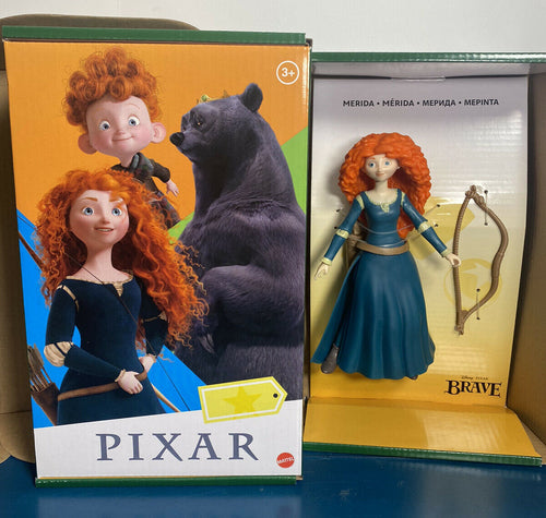 2021 Disney • Pixar’s Brave - MERIDA Posable Action Figure (Movie-Themed Box)
