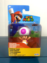 Load image into Gallery viewer, 2021 JAKKS Pacific World of Nintendo 2.5&quot; Action Figure: PURPLE TOAD (Exclusive)