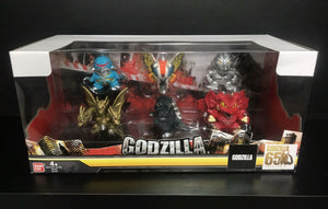 Godzilla Chibi Figure Diorama Figure 6-Pack - Bandai 2018