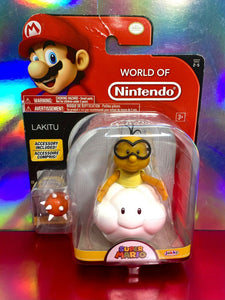 2017 JAKKS Pacific World of Nintendo Action Figure: LAKITU (w/ Spike Ball)