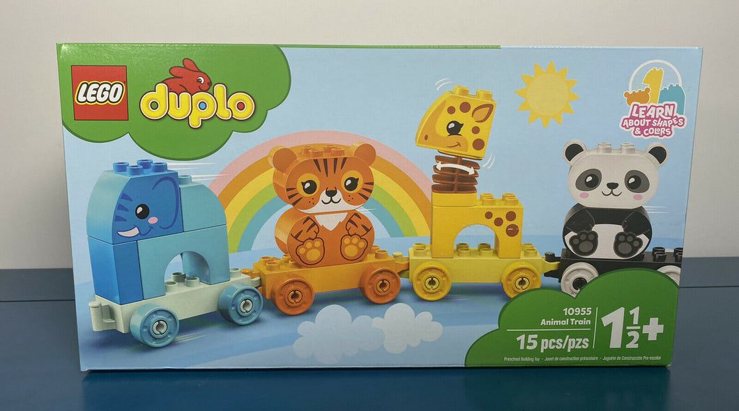 2020 LEGO DUPLO #10955 - My First Animal Train Building Toy (15 Pieces)