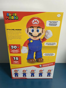 Nintendo Super Mario Its A Me, Mario Motion Activated Sounds 12" - NEW IN BOX