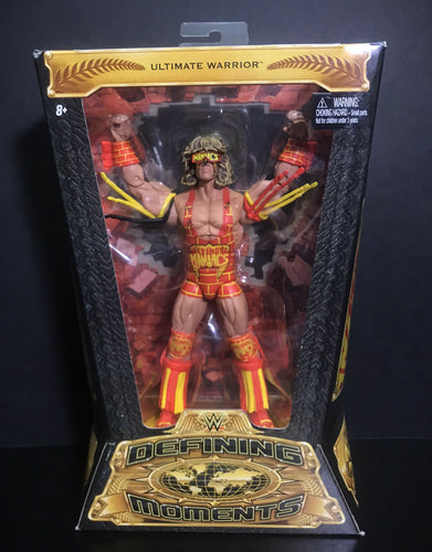 WWE Defining Moments Elite Ultimate Warrior (Ultimate Maniacs 1992) Figure