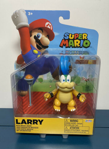 2021 JAKKS Pacific World of Nintendo Action Figure: LARRY KOOPA (w/ Magic Wand)