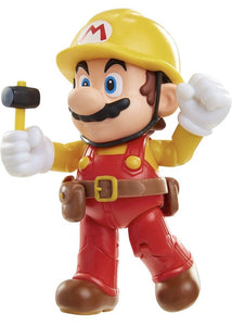 Super Mario with Utility Belt Builder Super Mario Maker 4" Figure by Jakks 35b1