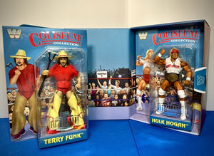 2023 WWE Ultimate Edition Colosseum Collection 2-Pack: HULK HOGAN & TERRY FUNK