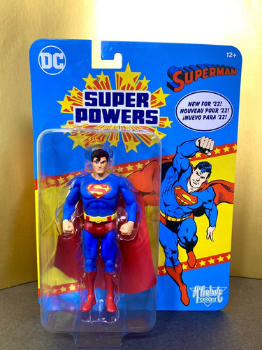 2022 McFarlane Toys - DC Super Powers -  SUPERMAN Retro Action Figure