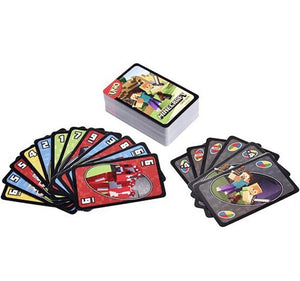2019 Mattel Games UNO Card Game - MINECRAFT Edition (w/ Special Rule!)