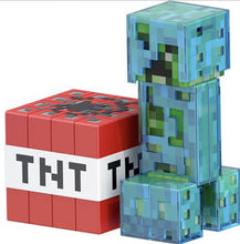 Load image into Gallery viewer, 2022 Mattel Minecraft - DIAMOND LEVEL CREEPER Collector Figure