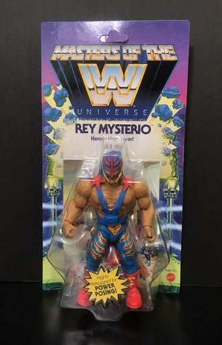 Masters of the WWE Universe - Rey Mysterio - “Heroic High Flyer” Mattel Figure