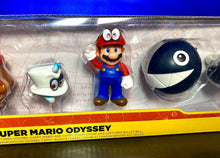 Load image into Gallery viewer, 2022 JAKKS Pacific World of Nintendo 5-Figure Super Mario Odyssey Multi-Pack