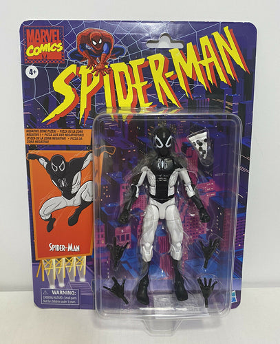 2020 Hasbro Marvel Comics Legends Series Retro: SPIDER-MAN (NEGATIVE ZONE SUIT)