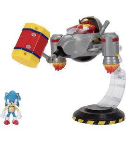 2023 JAKKS Sonic the Hedgehog (Classic)- Egg Mobile Battle Set w/ Sonic & Eggman