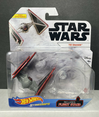 2019 Star Wars Hot Wheels TIE DAGGER Starship (Die-Cast) - First Appearance!