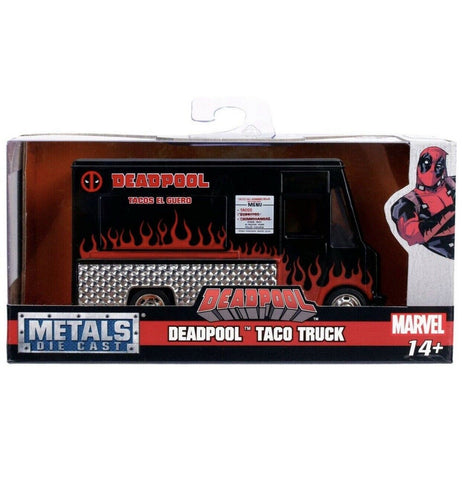 Deadpool taco truck Metals Die Cast (Black Edition)