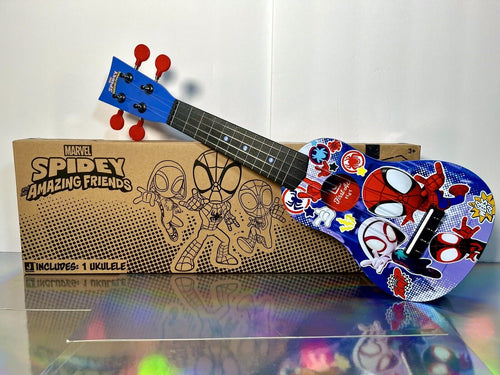 Spidey & His Amazing Friends - 20 Inch Ukulele For Toddlers and Prescholers