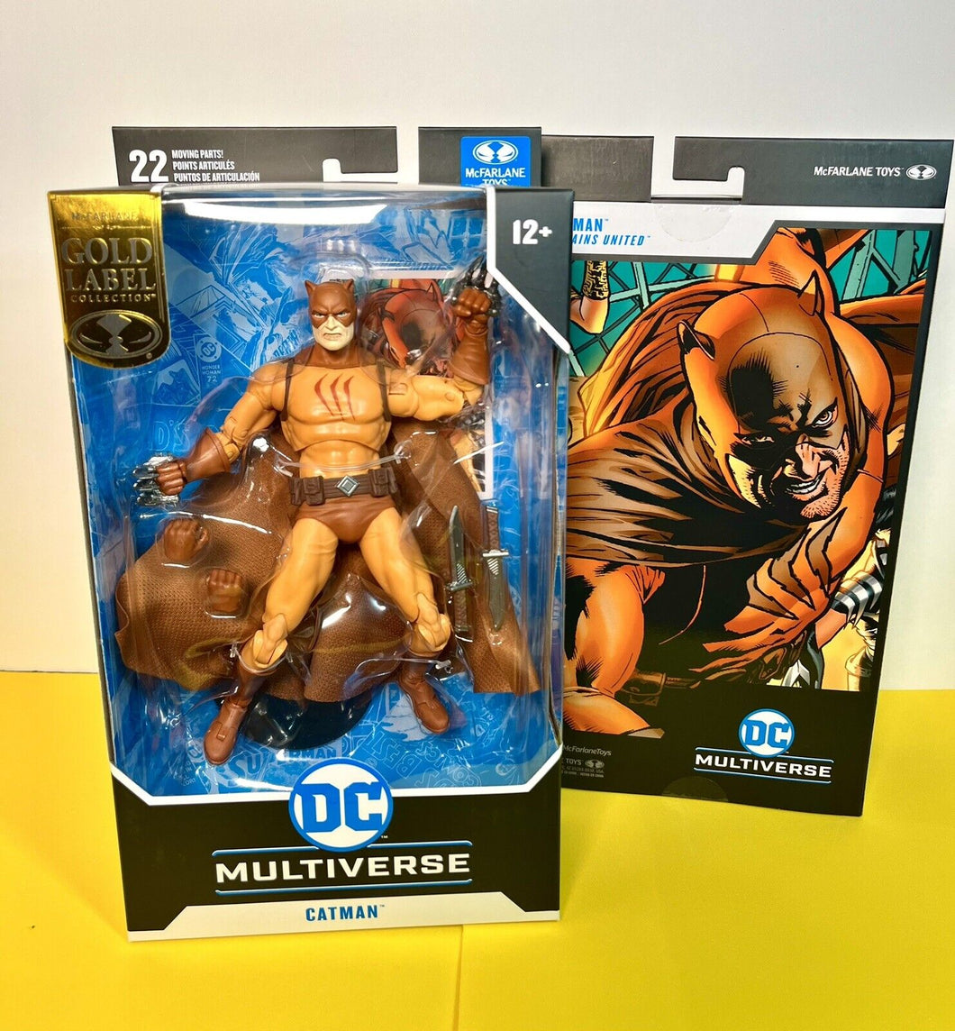 2023 McFarlane Gold Label - DC Villains United - CATMAN Figure (Exclusive!)