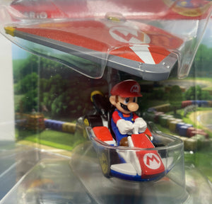 NEW 2021 Hot Wheels Mario Kart: MARIO Standard Kart + SUPER GLIDER Die-Cast Car