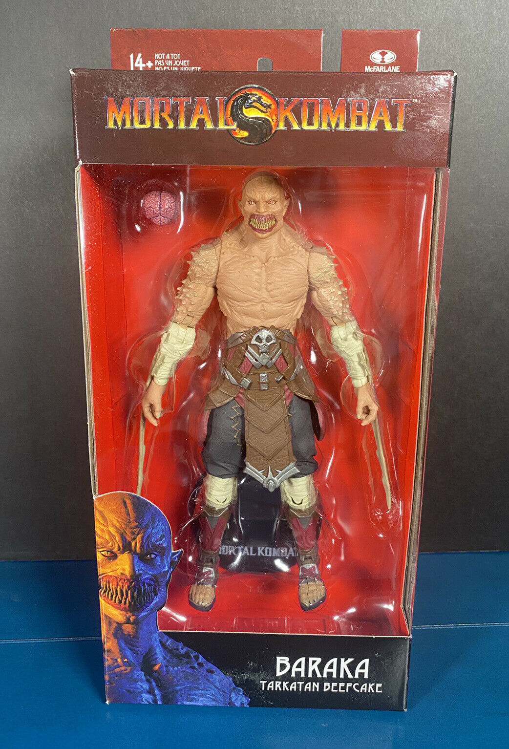 2020 McFarlane Toys Mortal Kombat Action Figure: BARAKA (Tarkatan Beefcake)