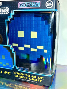 Paladone Icons Pac-Man 4in Lights Bundle - PAC-MAN, BLINKY, TURN-TO-BLUE GHOST