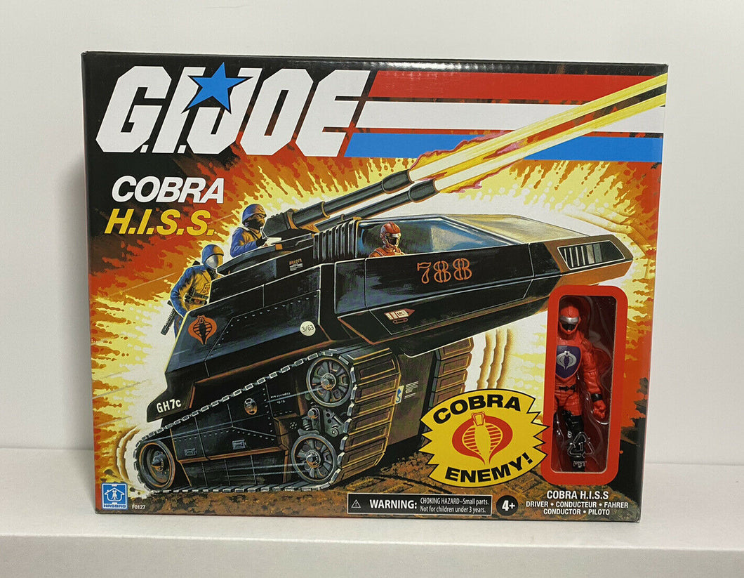 NEW 2020 Hasbro G.I. Joe Retro - Cobra H.I.S.S. Tank