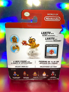 2017 JAKKS Pacific World of Nintendo Action Figure: LAKITU (w/ Spike Ball)